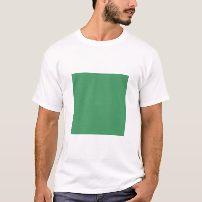 Camiseta Plaza simple - Verde del ejército (Anverso)