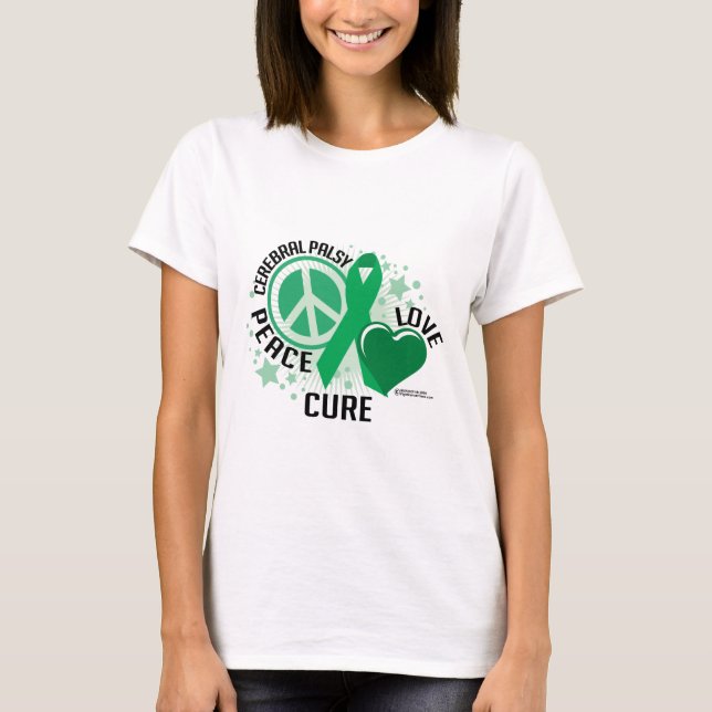 Camiseta PLC de la parálisis cerebral (Anverso)