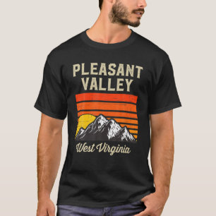 Camiseta Pleasant West Virginia Retro City State USA