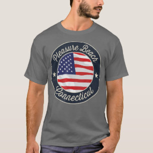 Camiseta Pleasure Beach - Recuerdo Patriótico de Connecticu