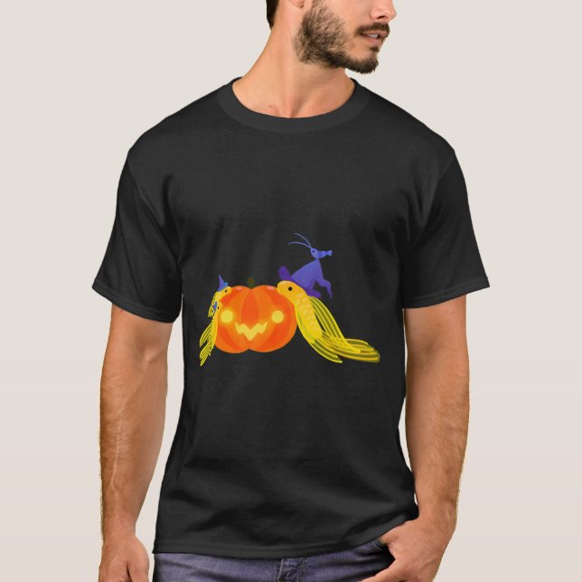 Camiseta pleco de Halloween (Anverso)