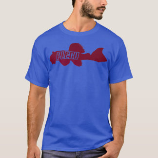 Camiseta Pleco en rojo