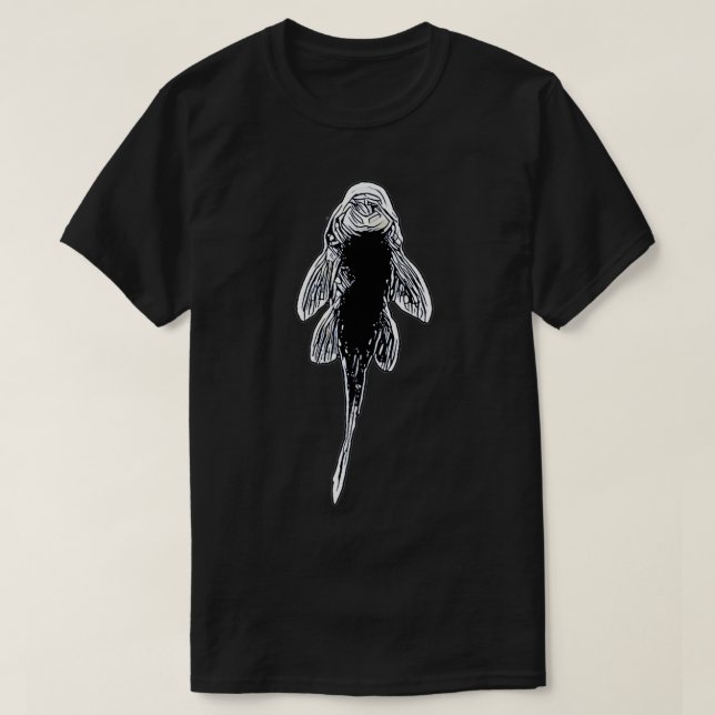 Camiseta Plecostomus Sucker Fish Keeper Pleco Premium  (Diseño del anverso)