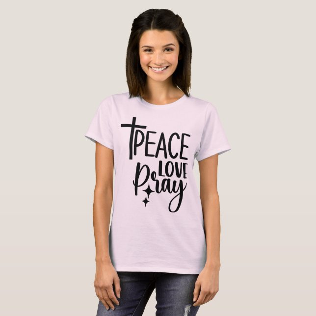 Camiseta Plegar amor por la paz (Anverso completo)