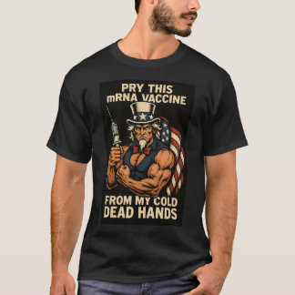 Camiseta Plegar esta vacuna de RNAm de mis manos muertas fr