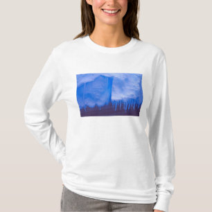 Camiseta Pleno cementerio de Iceberg, Antártida:Azul