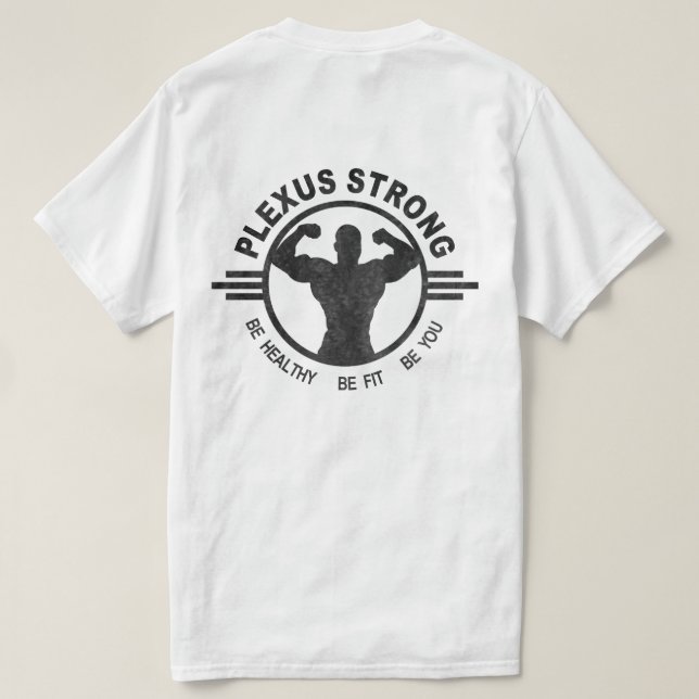 Camiseta ¡Plexo fuerte! (Reverso del diseño)