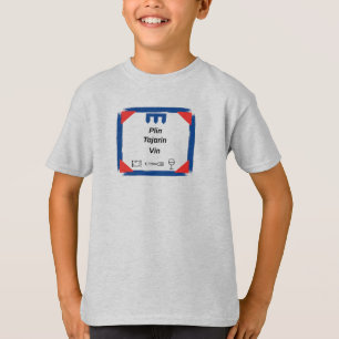 Camiseta Plin Tajarin Vin Insignia de la bandera del Piamon