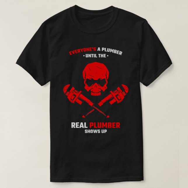 Camiseta plomero 3 (Diseño del anverso)
