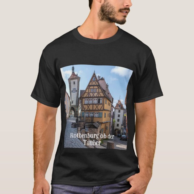 Camiseta Plönlein en Rothenburg ob der Tauber, Alemania (Anverso)
