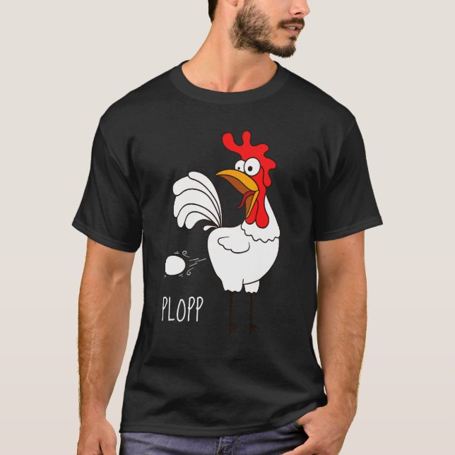 Camiseta Plopp Eggs Henhouse Chicken (Anverso)