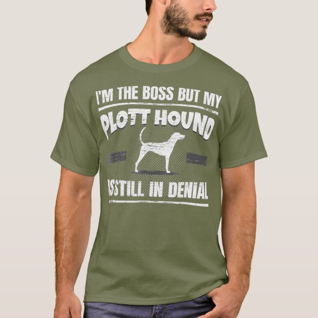 Camiseta Plott Hound Dog Entrenamiento Gracioso Perro Lover (Anverso)