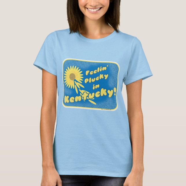 Camiseta Plucky En Kentucky Funny Southern State Motto (Anverso)