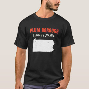 Camiseta Plum borough Pennsylvania Estados Unidos de Améric