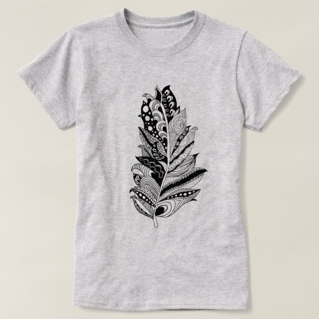 Camiseta Pluma (Diseño del anverso)