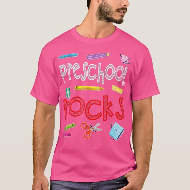 Camiseta Pluma de libro lindo Crayon Rule Emotion Face Pree (Anverso)