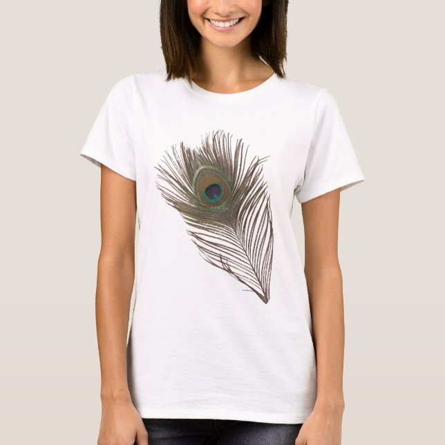 Camiseta Pluma de pavo real (Anverso)