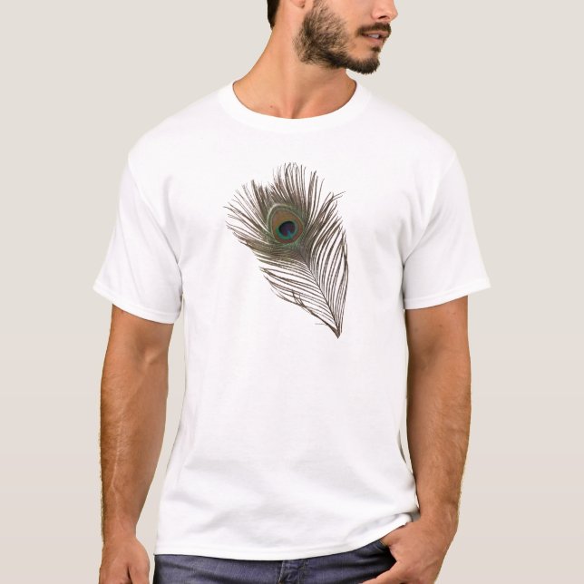 Camiseta Pluma de pavo real (Anverso)