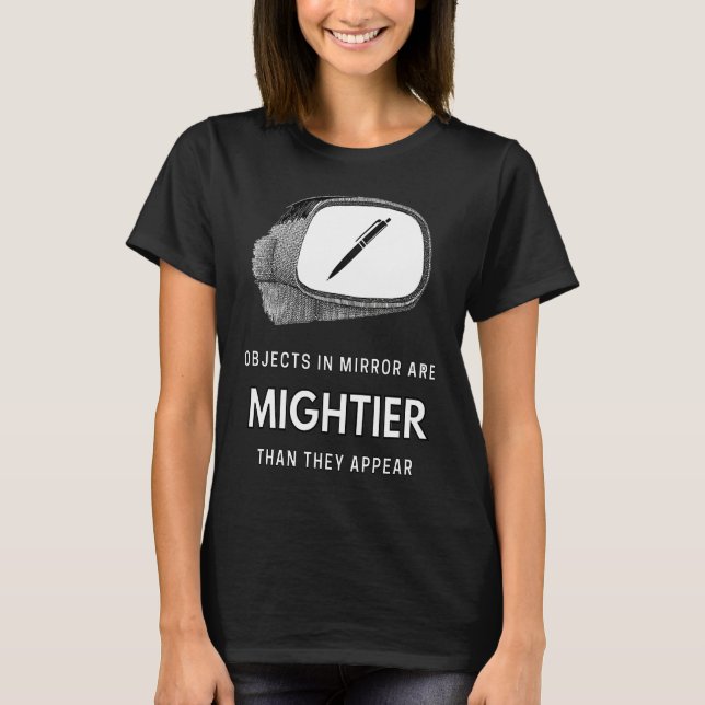 Camiseta Pluma poderosa para escritores y lectores (Anverso)