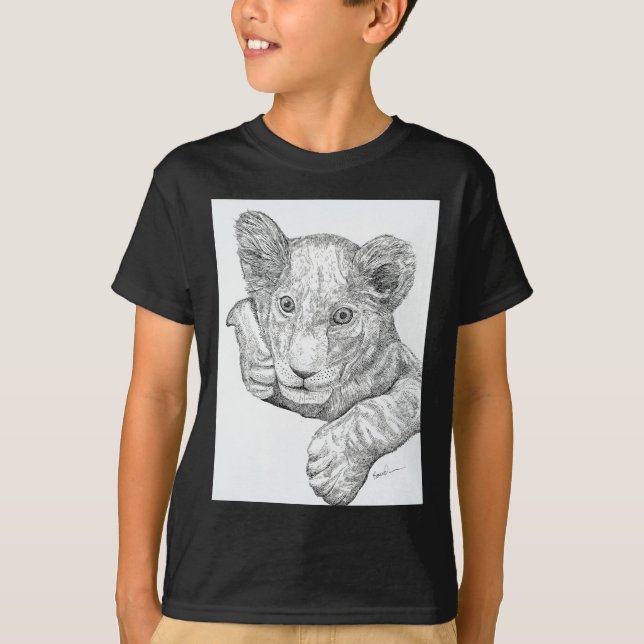 Camiseta Pluma y tinta de la Cubierta de León (Anverso)