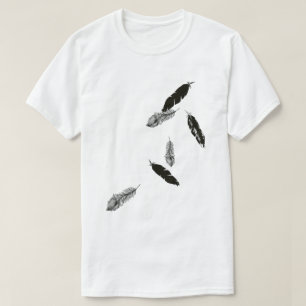 Camiseta plumas