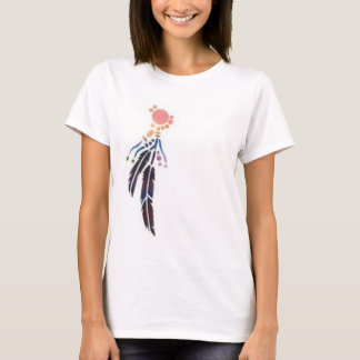 Camiseta plumas