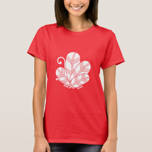 Camiseta plumas de hawk con forma de mariposa