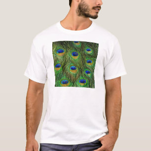 Camiseta Plumas Hermosas de Pavo Real