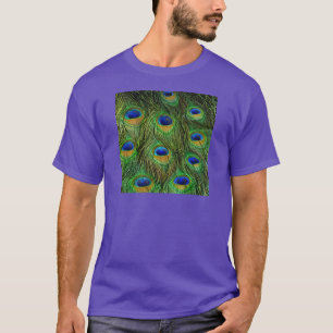Camiseta Plumas Hermosas de Pavo Real