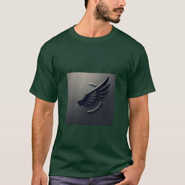 Camiseta Plumas voladoras (Anverso)