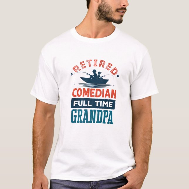 Camiseta Plumba del abuelo a tiempo completo de comediante  (Anverso)