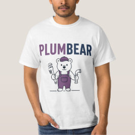 Camiseta Plumbear – Oso Fontanero Divertido Juego de Palabr
