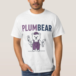 Camiseta Plumbear – Oso Fontanero Divertido Juego de Palabr