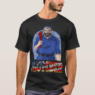 Camiseta Plumber Dad Funny Plumbing Patriótico 4 De Julio