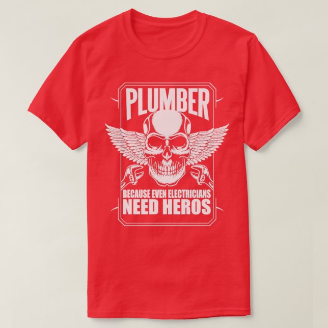 Camiseta Plumber Hero (Diseño del anverso)