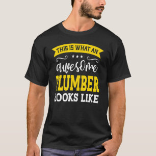 Camiseta Plumber Job Title Employee Funny Worker Profession