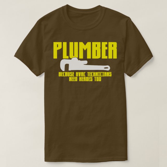 Camiseta Plumber Pipefitter (Diseño del anverso)