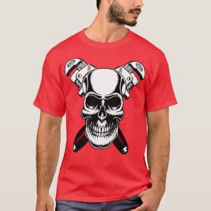 Camiseta Plumber Skull and cross pipe wrenchs