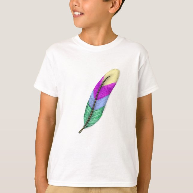 Camiseta Plume multicolore (Anverso)