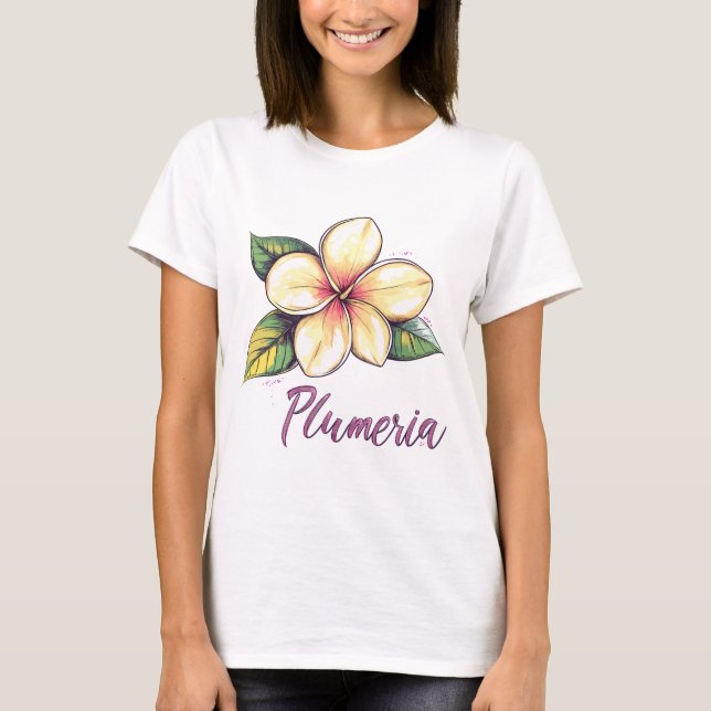 Camiseta Plumeria (Anverso)