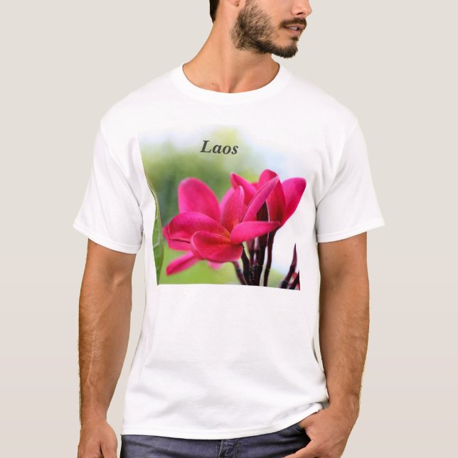 Camiseta Plumeria de Laos (Anverso)