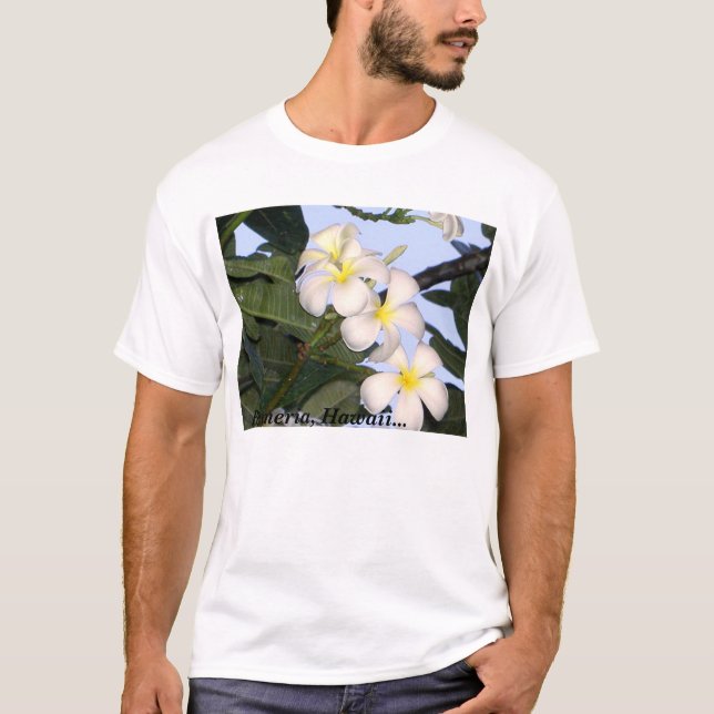 Camiseta Plumeria, Hawaii (Anverso)