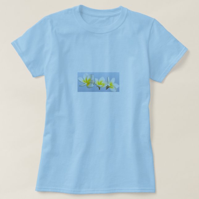 Camiseta Plumerias (Diseño del anverso)