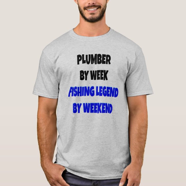 Camiseta Plumero de leyenda de pesca (Anverso)