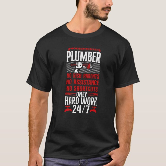 Camiseta Plumero de plomo No Padres Ricos No Ayuda (Anverso)