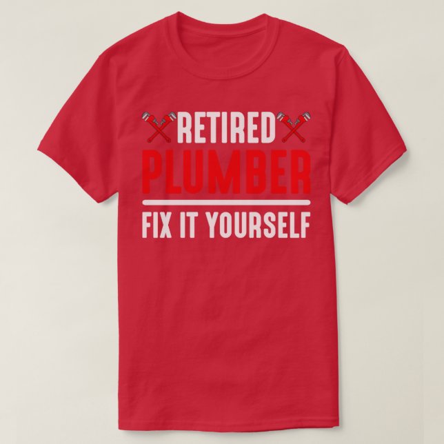Camiseta Plumero retirado arreglártelo usted mismo (Diseño del anverso)