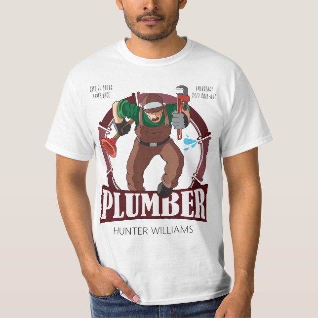 Camiseta Plumín profesional moderno y rústico papá (Anverso)