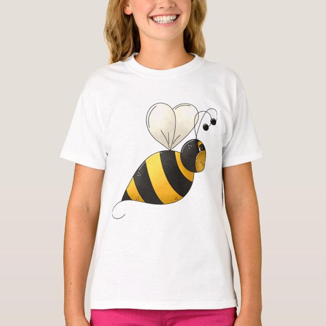 Camiseta Plump Winged Bumble Bee (Anverso)