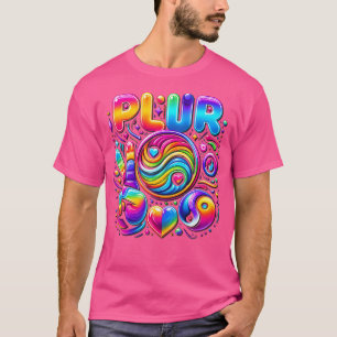 Camiseta Plur Edc Edm Rave Dance Music Peace Love Unity Res