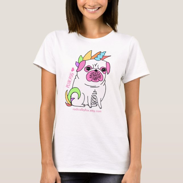 Camiseta Plur Pug (Anverso)